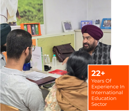 Edutech team with 22+ years experience badge